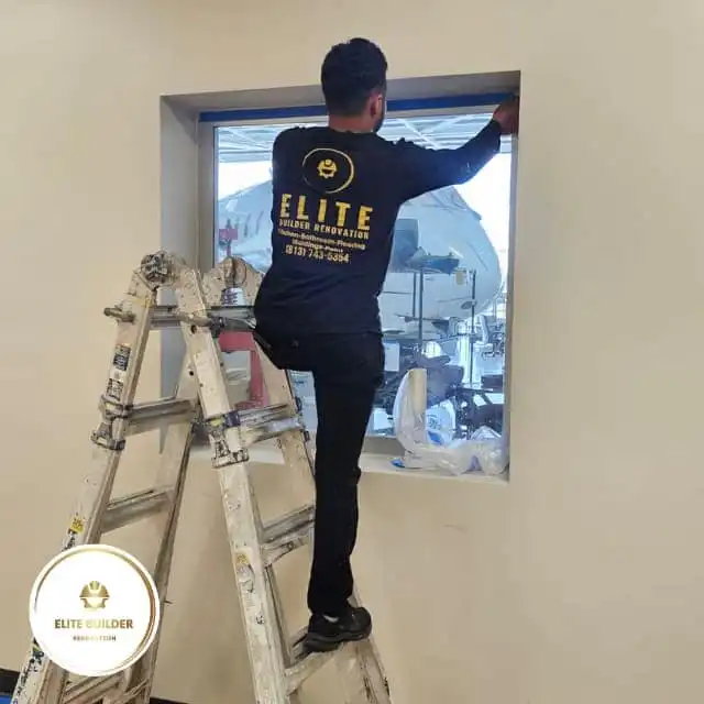Remodeled commercial office interior in Tampa